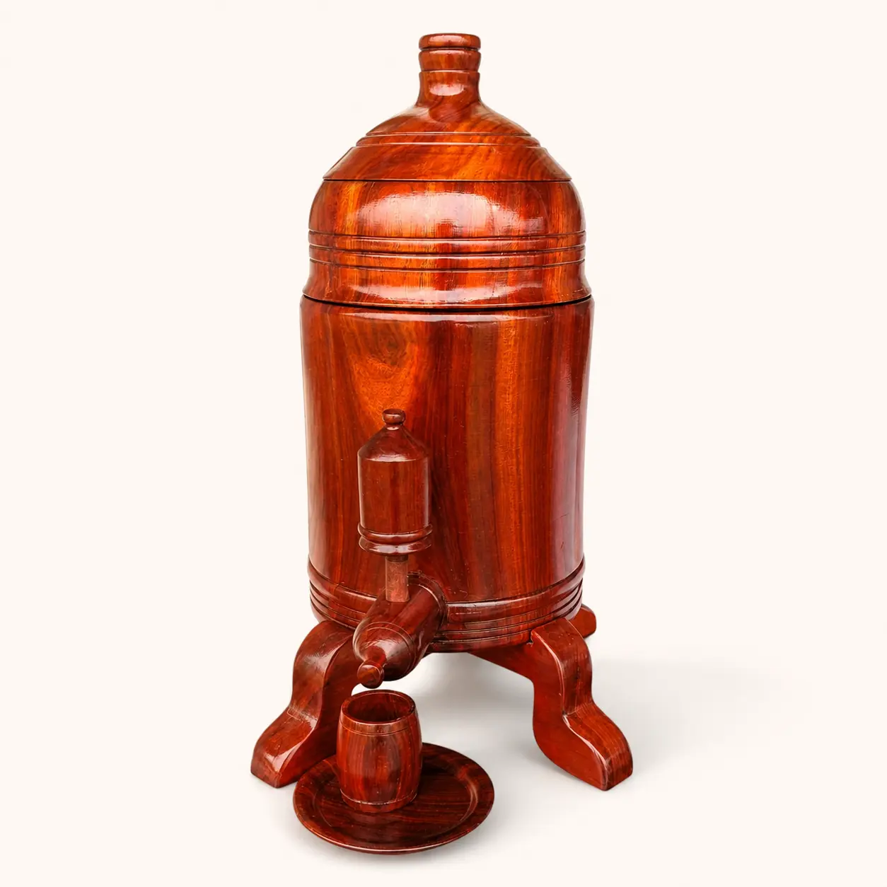 Dispensador de bebidas de madera
