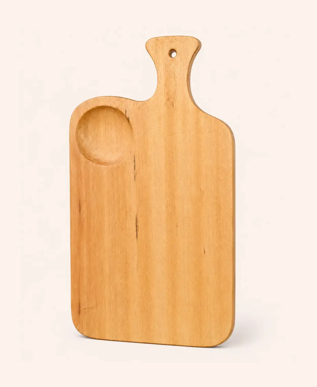 Tabla para servir de madera clara